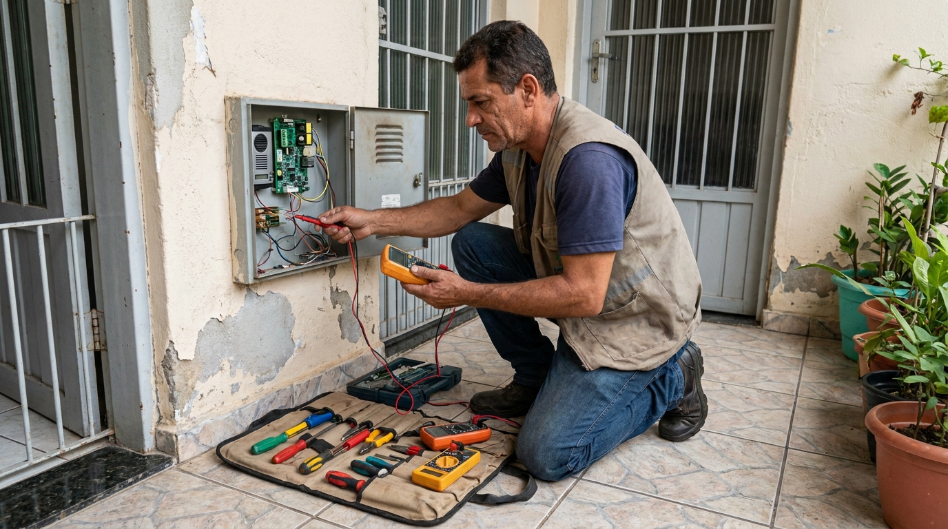 Troca de Fiação de Interfone em Mogi das Cruzes‑SP